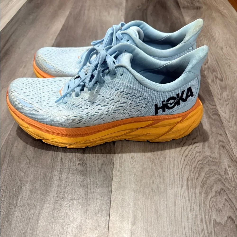 Hoka | Shoes | Hoka Womens Blue And Orange Running Shoes  display picture 1